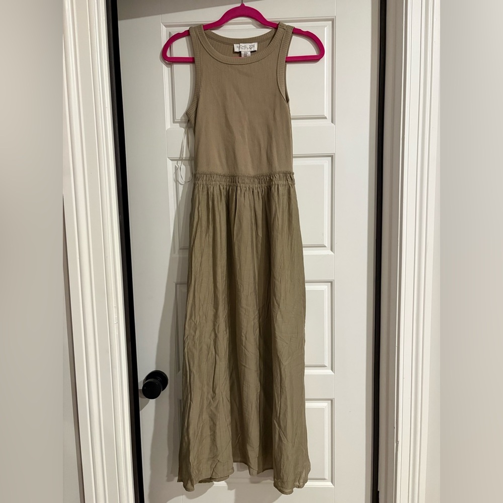 Rachel Zoe green midi dress